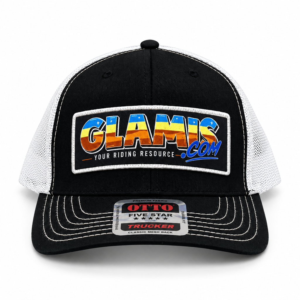 Glamis.com Trucker Hat- Rounded Bill