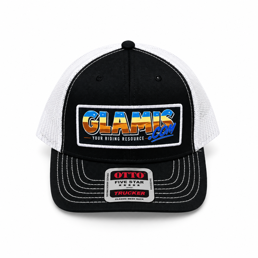 Glamis.com Trucker Hat- Rounded Bill