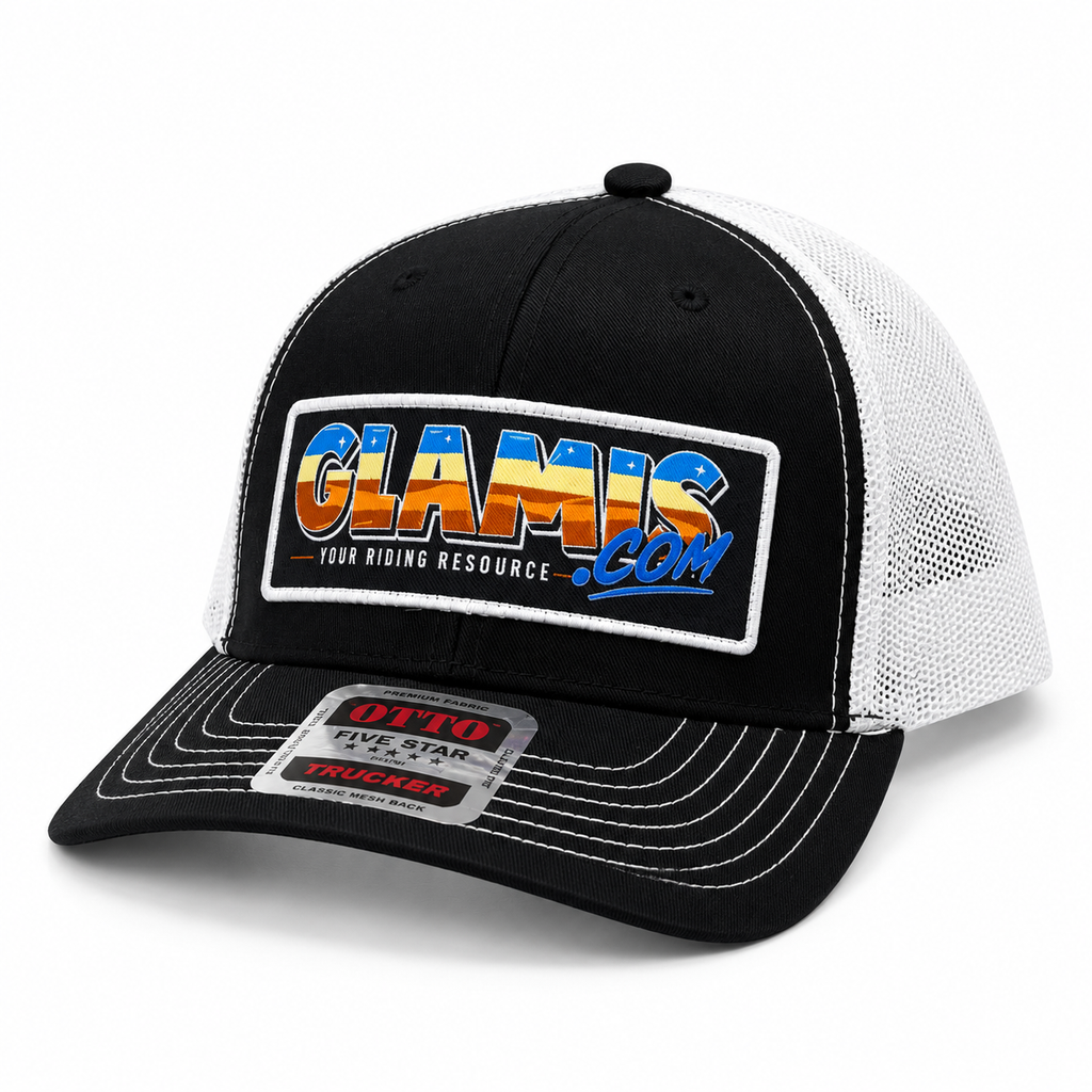 Glamis.com Trucker Hat- Rounded Bill
