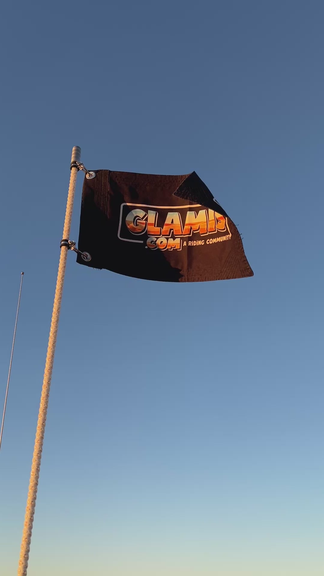 Glamis.com 12" x 18" Whip Flag